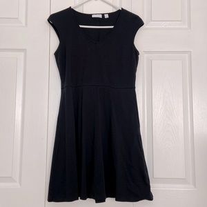 New York & Co black A-line flare dress